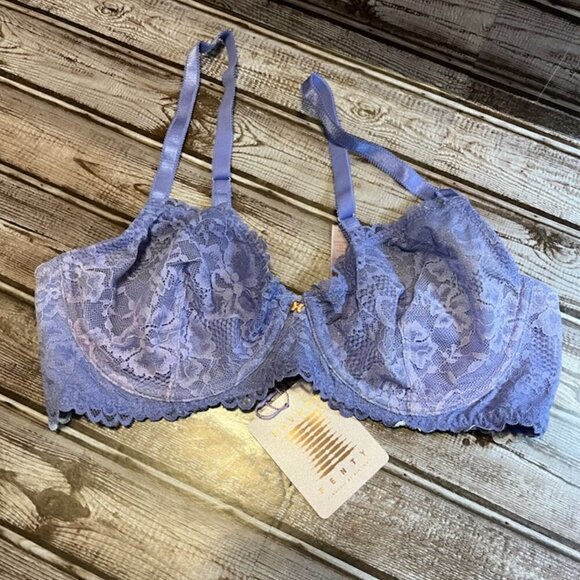 Savage X Fenty Floral Lace Unlined Bra - Picture 1 of 2